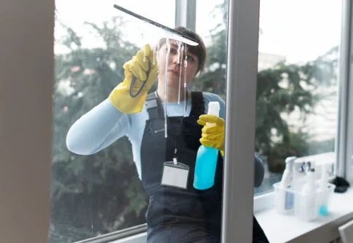 Nettoyage de vitres intérieures et extérieures à Serpaize